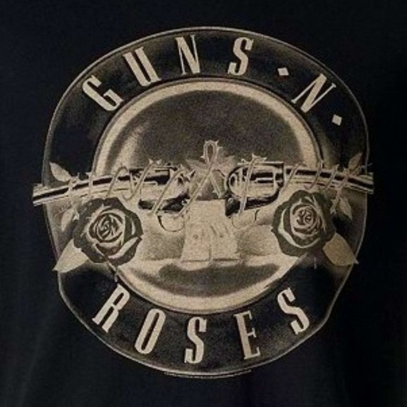 Guns N' Roses Pistols Roses Logo metal rock Official T-shirt M NWT - Picture 2 of 2